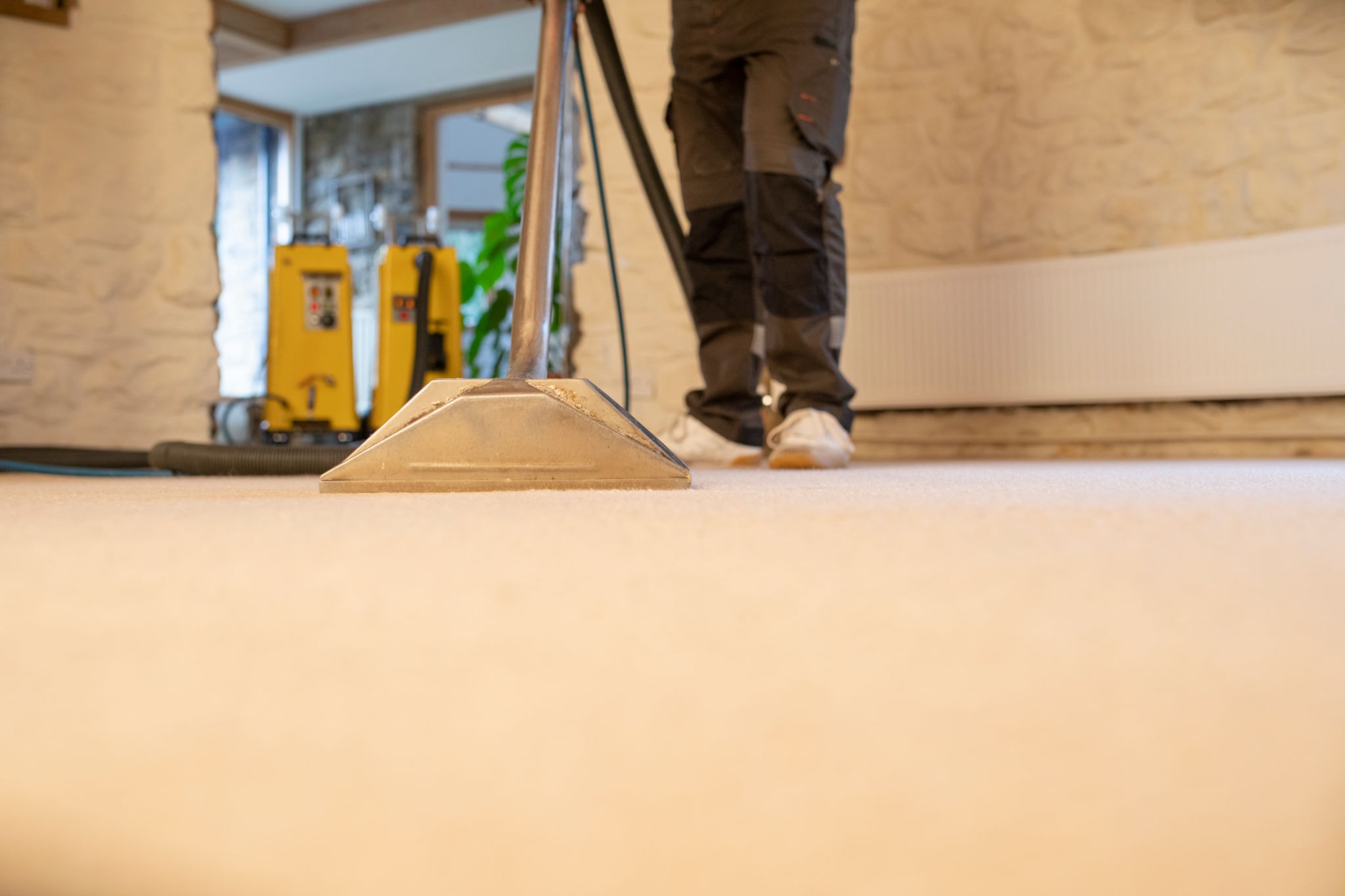 Apex carpet cleaning equipment on residential job